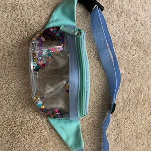 Glitter fanny pack